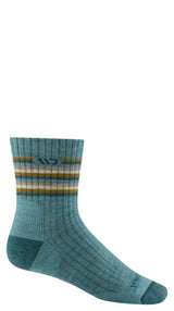Women's Multi Stripe Midweight Cushion Micro Crew Sock