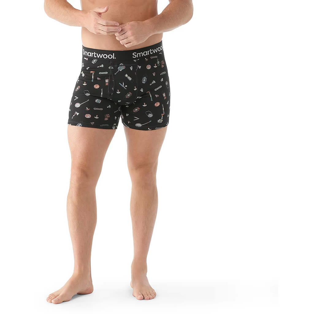 Men's Merino Print Boxer Brief