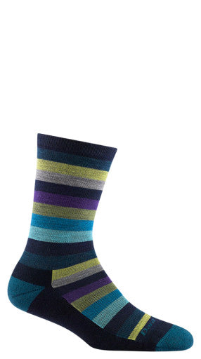 Women's Mystic Stripe Crew Light Cushion Socks