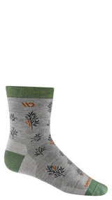 Women's Foliage Lightweight Cushion Micro Crew Sock