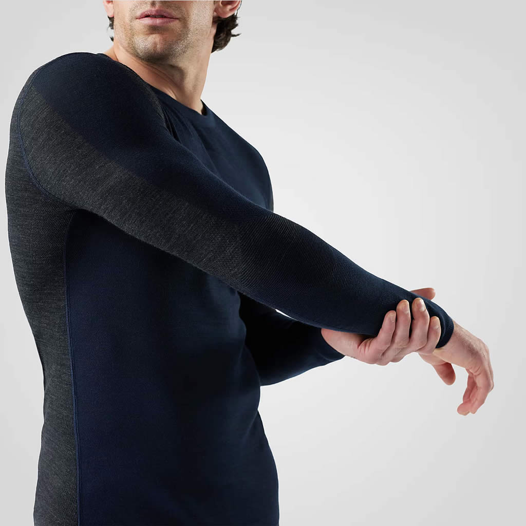 Men's Intraknit Thermal Merino Base Layer Colorblock Crew