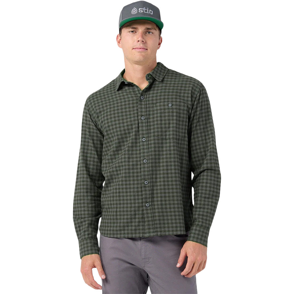 Men's Miter Stretch Lightweight Flannel Shirt