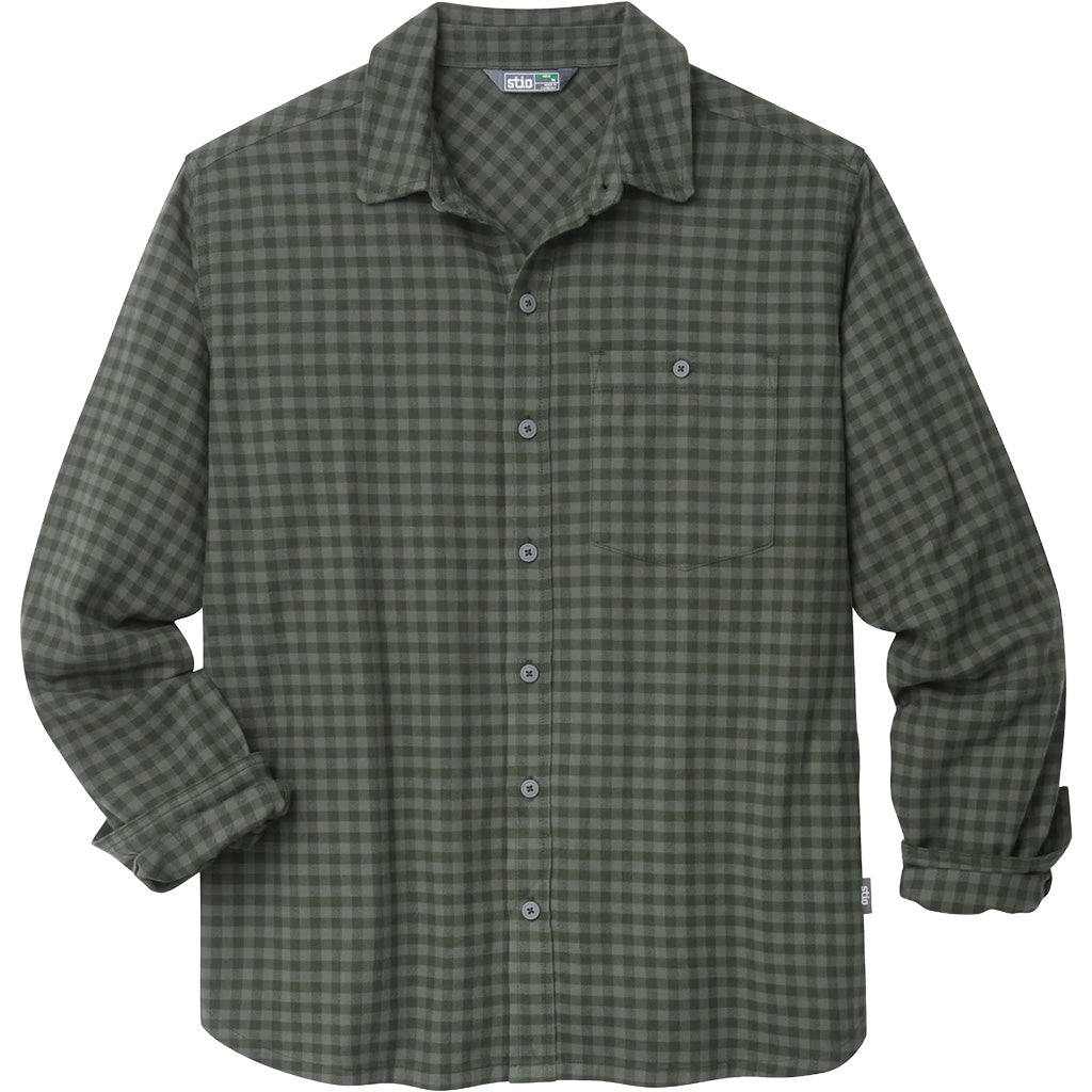 Men's Miter Stretch Lightweight Flannel Shirt