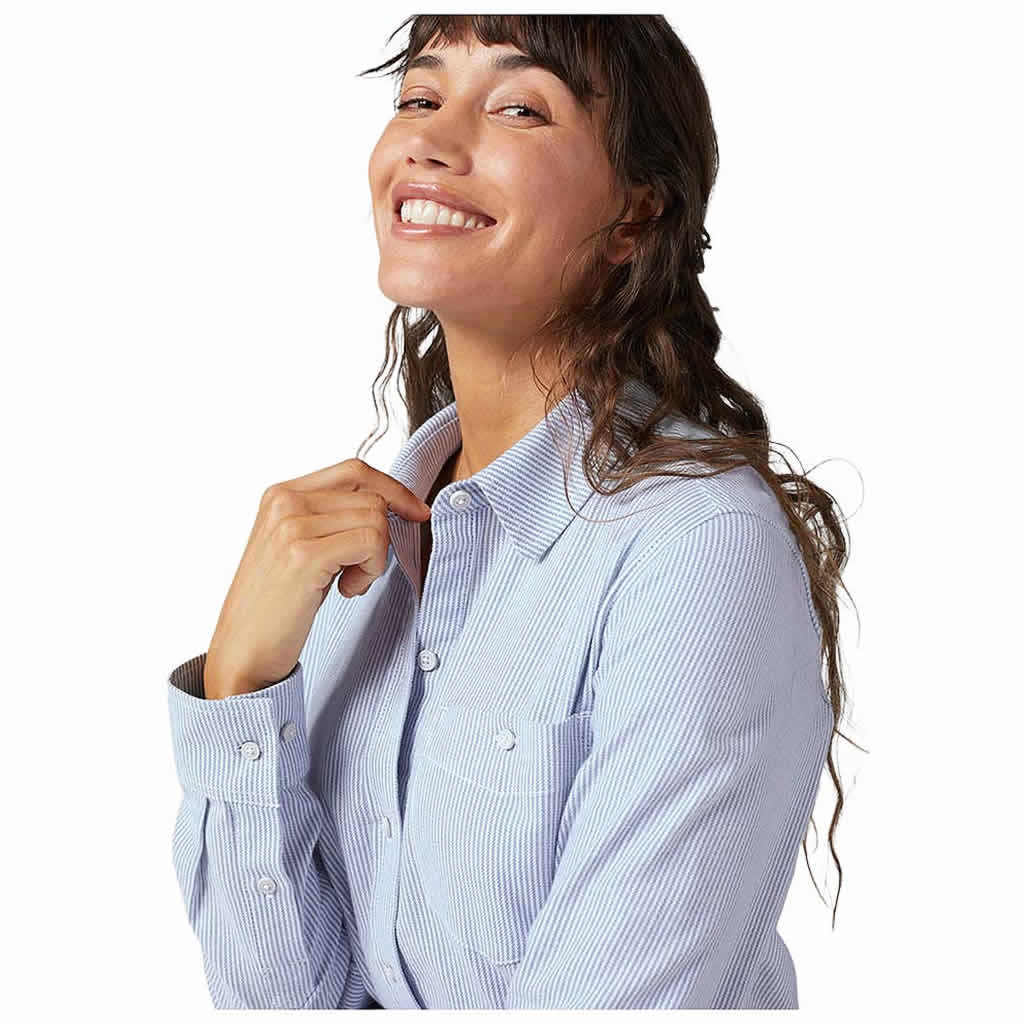 Women's Miter Stretch Lightweight Flannel Shirt