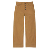 Women's Rivet Wide Leg Canvas Pant