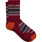 Men's Multi Stripe Midweight Micro Crew Sock