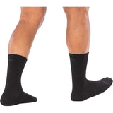 Men's Solid Lightweight Crew Socks