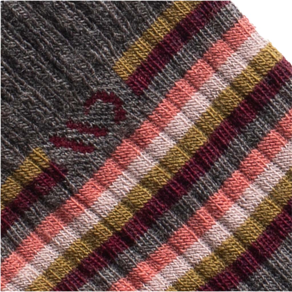 Women's Multi Stripe Cushioned Micro Crew Socks