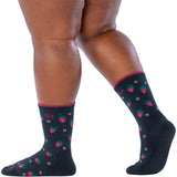 Women's Strawberry Fields Cushioned Crew Socks