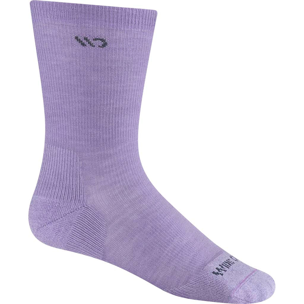 Women's Solid Cushioned Crew Socks