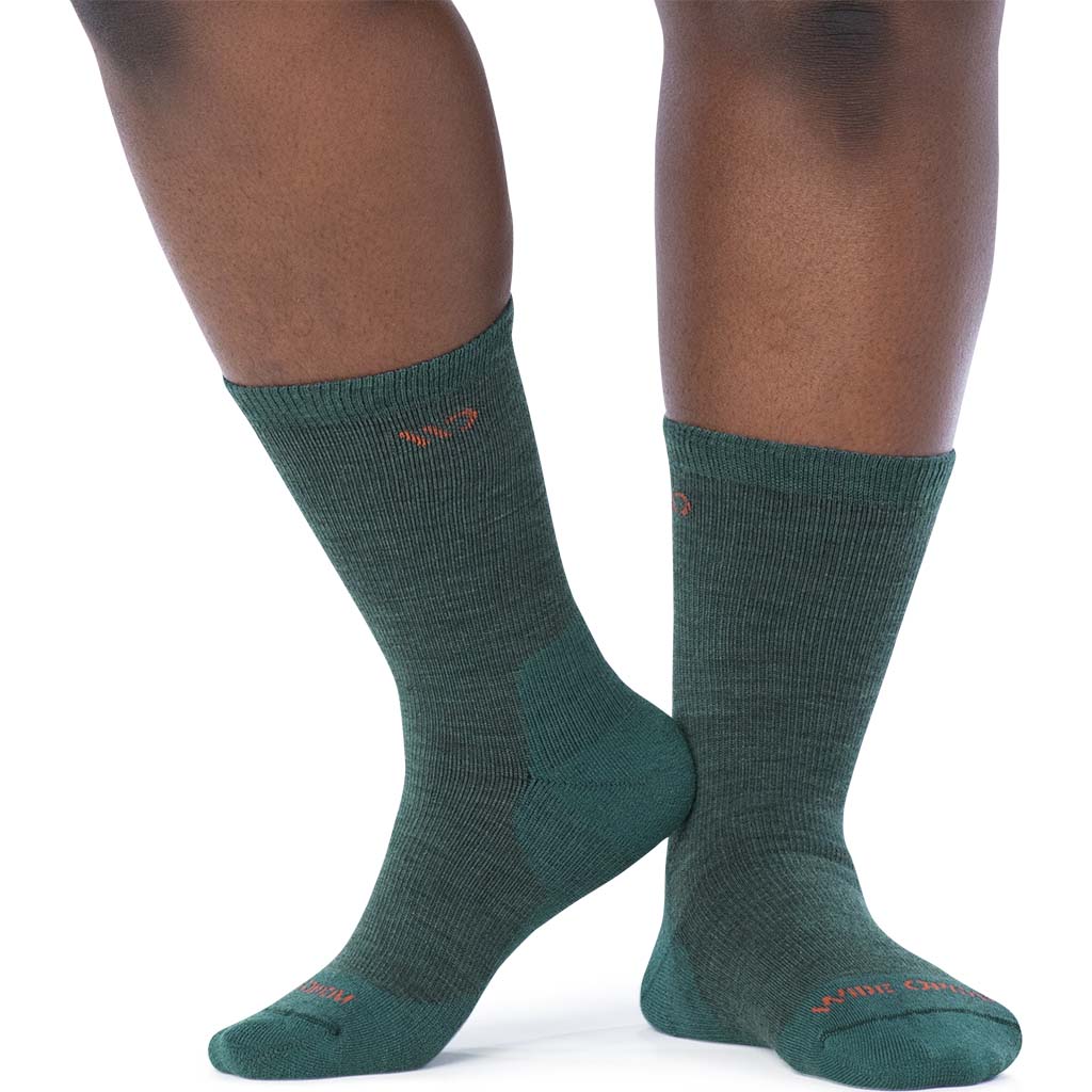 Women's Solid Cushioned Crew Socks