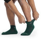 Men's Solid Midweight Quarter Sock