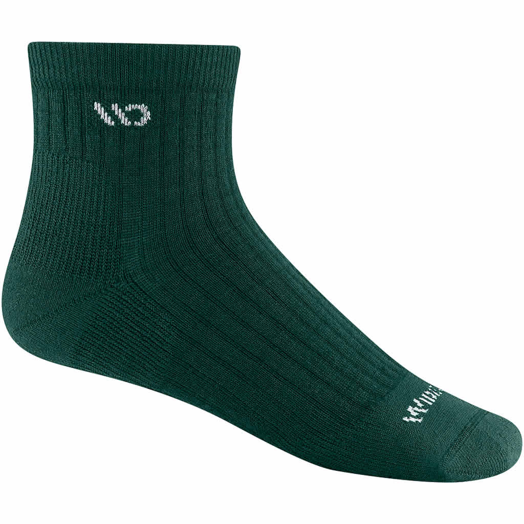 Men's Solid Midweight Quarter Sock