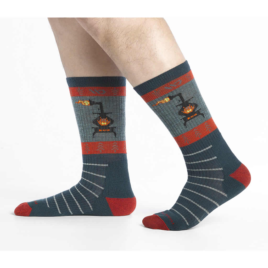Men's Stoked Midweight Crew Sock Wide Open