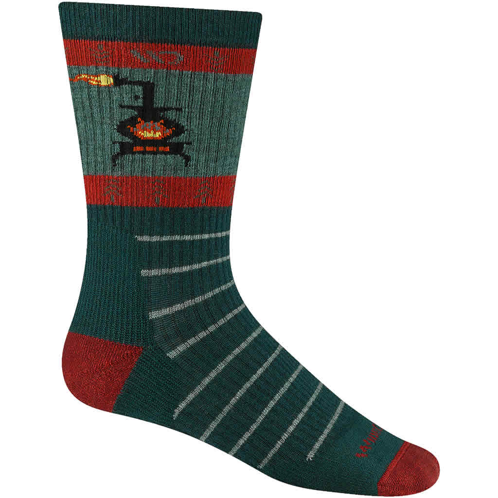 Men's Stoked Midweight Crew Sock Wide Open