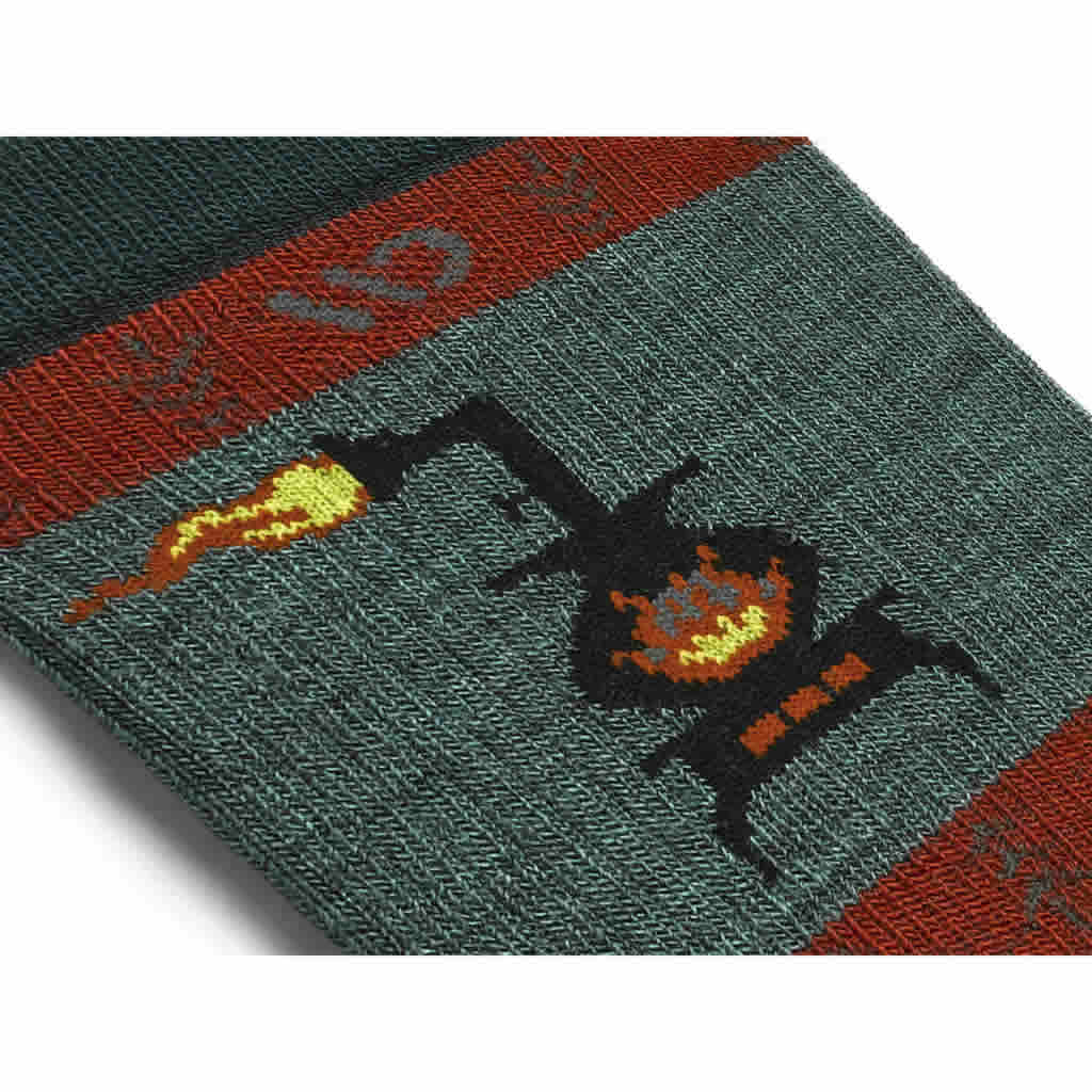 Men's Stoked Midweight Crew Sock Wide Open