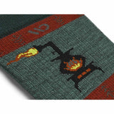 Men's Stoked Midweight Crew Sock Wide Open