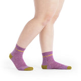 Women's Single Stripe Midweight Cushion Quarter Sock
