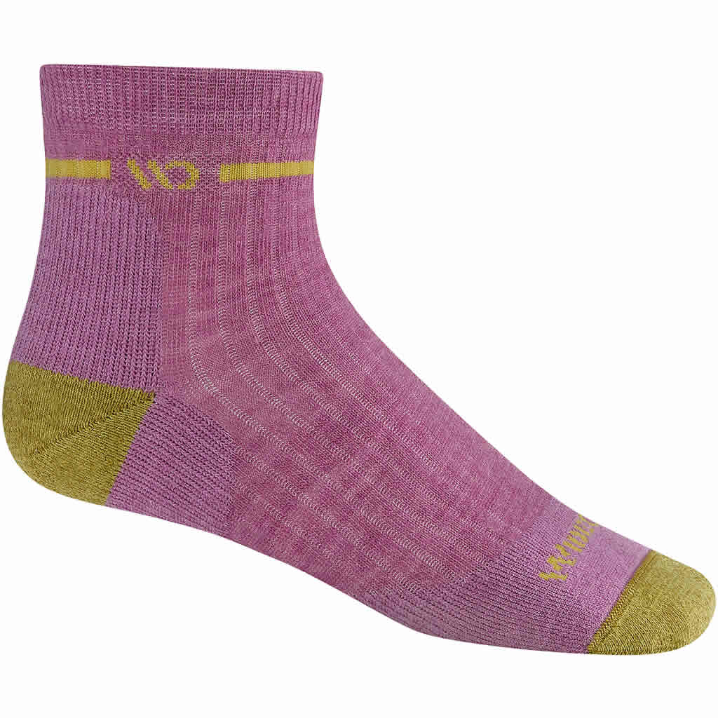 Women's Single Stripe Midweight Cushion Quarter Sock