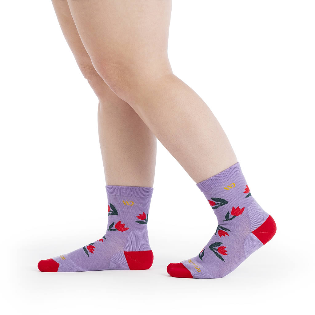 Women's Full Bloom Midweight Micro Crew Sock