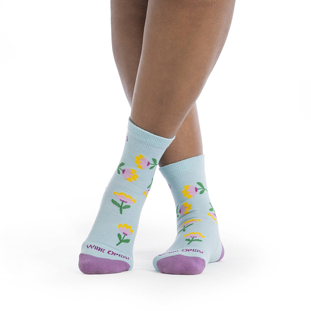 Women's Full Bloom Midweight Micro Crew Sock
