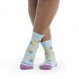 Women's Full Bloom Midweight Micro Crew Sock