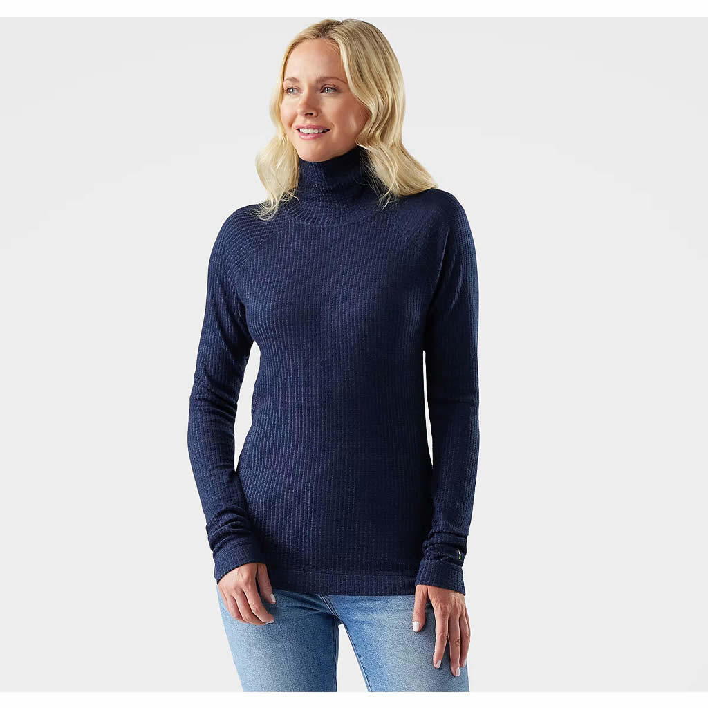 Women's Thermal Merino Rib Turtleneck