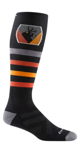 Beer Badge Over-the-Calf Midweight Cushion Ski Snowboard Sock Men'